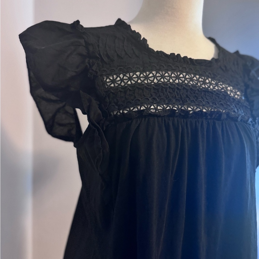 Loft cotton lace top